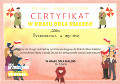 Certyfikat dla przedszkola z Męcinki