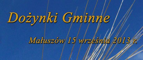 Dozynki Gminne 2013