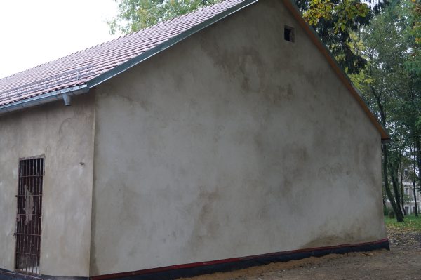 Odwodniona i otynkowana