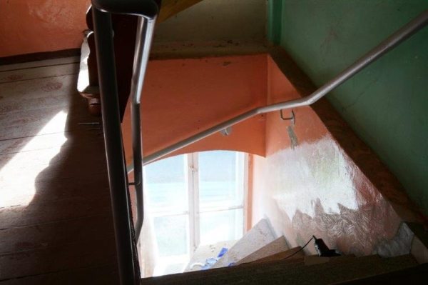 Nowe schody w świetlicy