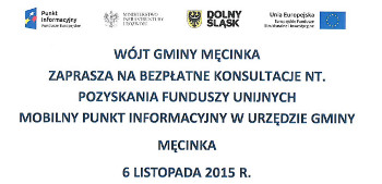 Konsultacje nt. pozyskania funduszy unijnych, 6 listopada 2015 r.