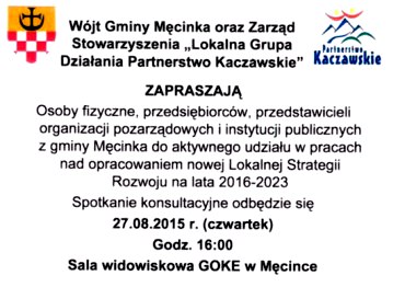 Lokalna Strategia Rozwoju na lata 2016-2023, spotkanie konsultacyjne