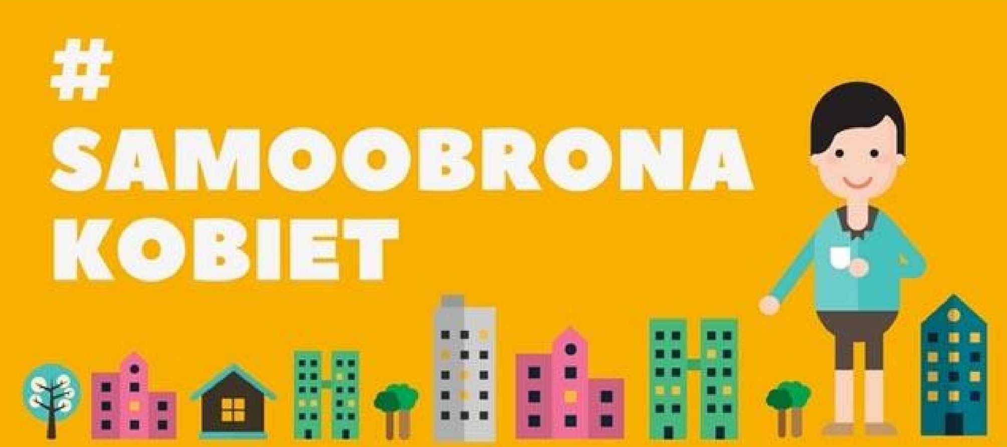 Samoobrona kobietx plakat