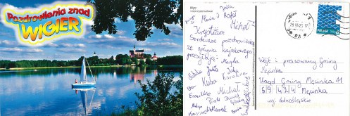 Pozdrowienia ze spływu kajakowego 