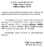 Zawiadomienie  Wójta Gminy Męcinka  z dnia 21 lutego  2017r. 