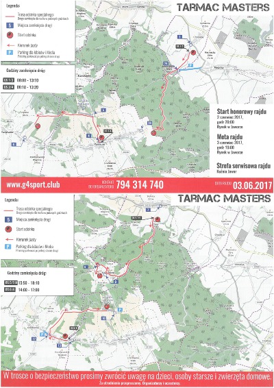 Rajd samochodowy pod patronatem Wójta Gminy Męcinka