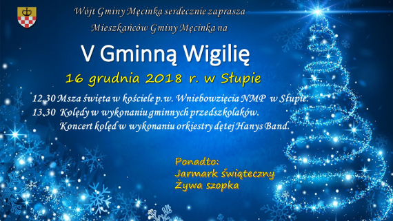 V Gminna Wigilia. 16 grudnia 2018 r.
