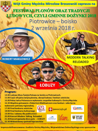 Dożynki Gminne w Piotrowicach, 2 września 2018 r.