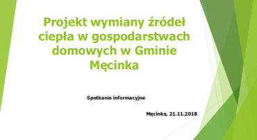 Dotacje na wymianę pieców – spotkanie informacyjne