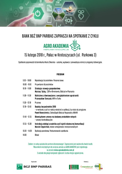 AGRO AKADEMIA 2018 plakat mini