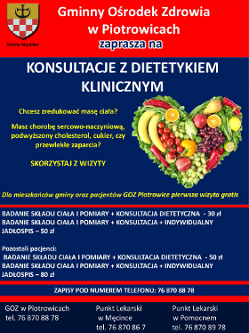 Konsultacje z dietetykiem klinicznym