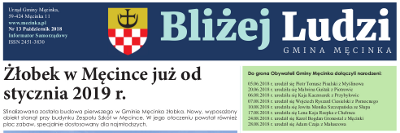 Bliżej Ludzi - Informator Samorządowy, Nkr 13 październik 2018