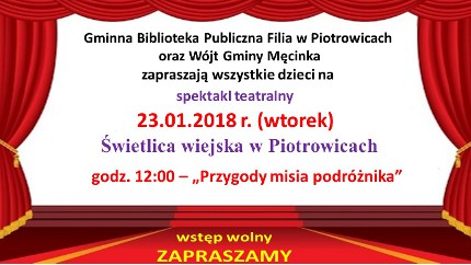 Spektakl teatralny, 23 stycznia 2018 r.