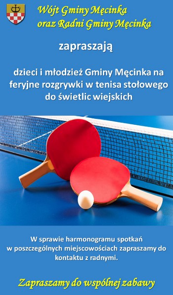 Rozgrywki w tenisa stołowego