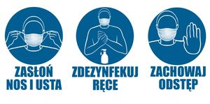 PLAKAT GŁOSUJ BEZPIECZNIE mini