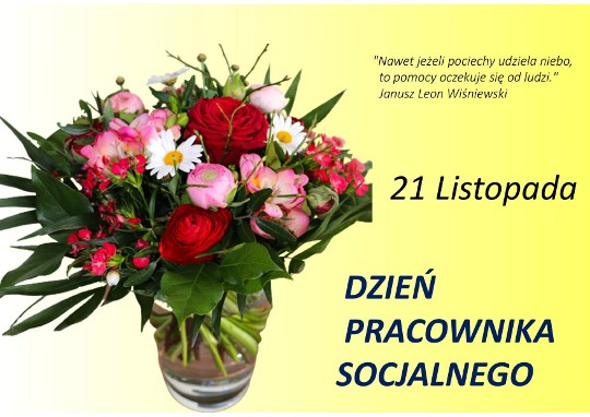 Życzenia, Dzień Pracownika Socjalnego 2020