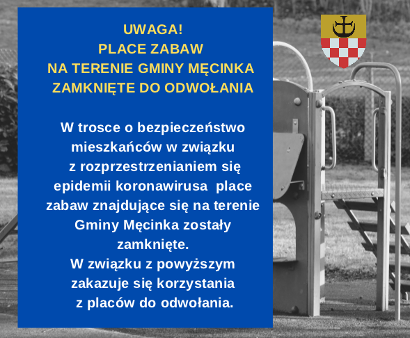 place zabaw zamknięte