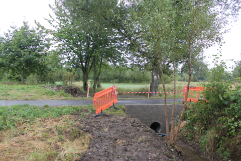 remont, widok przepustu