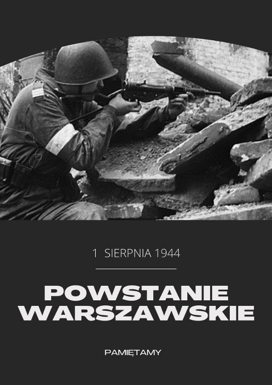 plakat, POWSTANIE WARSZAWSKIE - PAMIĘTAMY
