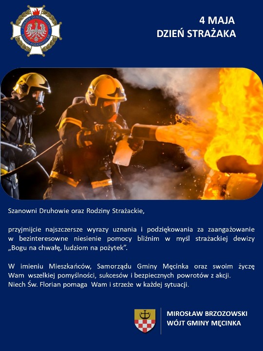 Życzenia - Dzień Strażaka