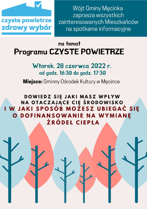 Plakat Czyste Powietrze