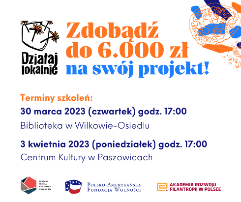 plakat, terminy szkoleń