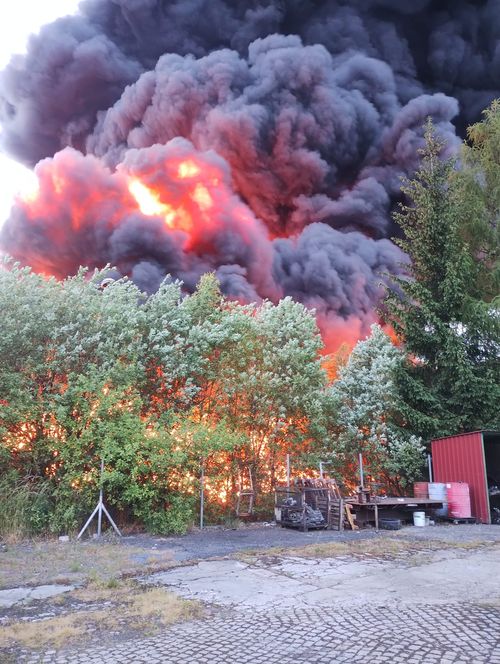 pożar OSP Prusice mini