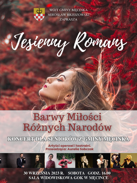 Plakat jesienny romans