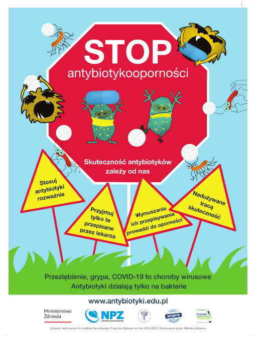 antybiotyki plakat 2023