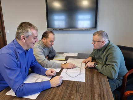 Prace nad projektem dróg