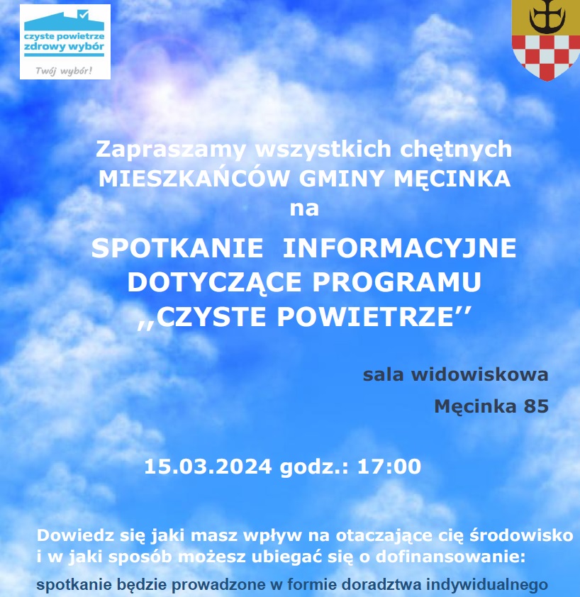 Plakata reklamujący spotkanie