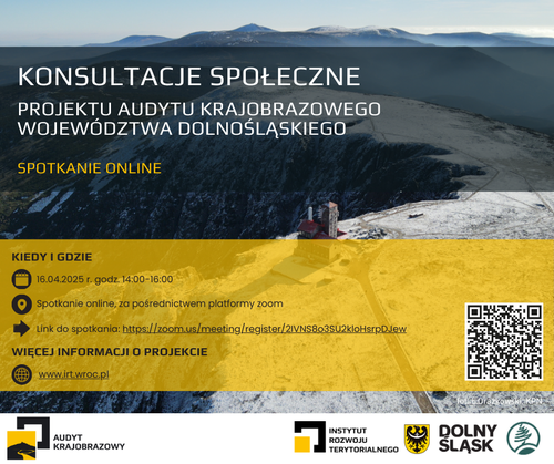 Spotkanie ONLINE konsultacje społeczne Audyt krajobrazowy