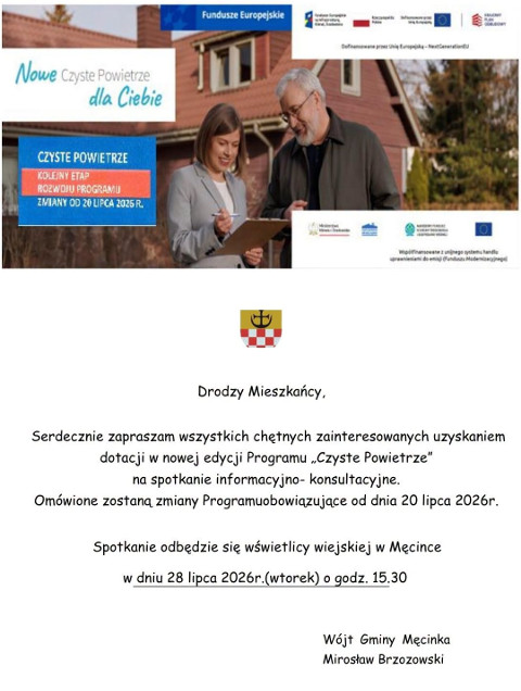 czyste powietrze 20260720