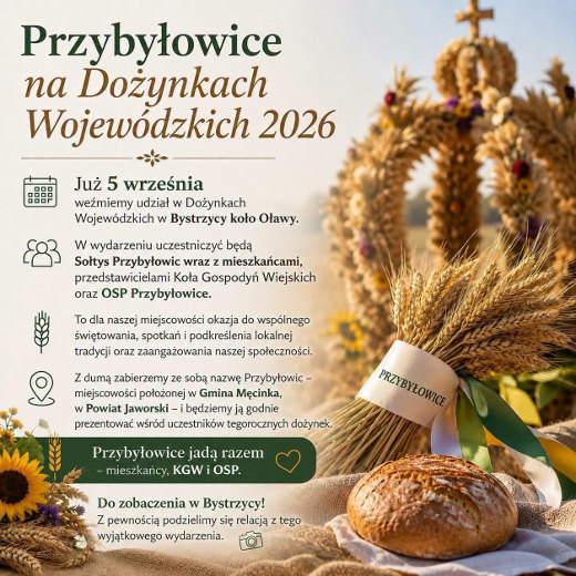 przybylowice dozynki plakat