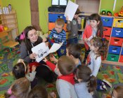W Przedszkolu grupa Krasnale i Mrówki gościła na zajęciach mamę Wiktorii i Grzesia
