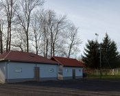 Nowy budynek gospodarczy przy kompleksie sportowym w Chełmcu