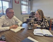 Spotkanie z sołtys Muchowa Karoliną Werczyńską