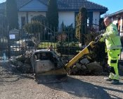 Inwestycja na drodze osiedlowej w Słupie