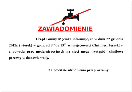 Zawiadomienie
