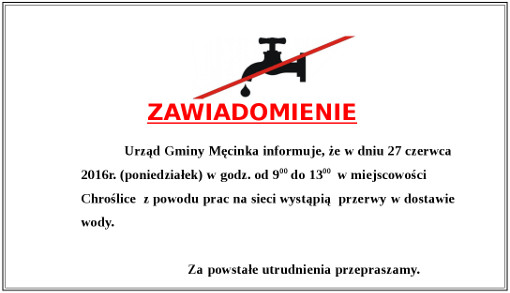 Zawiadomienie