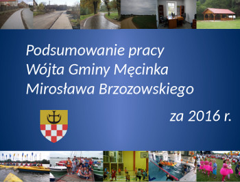 Podsumowanie pracy Wójta 2016