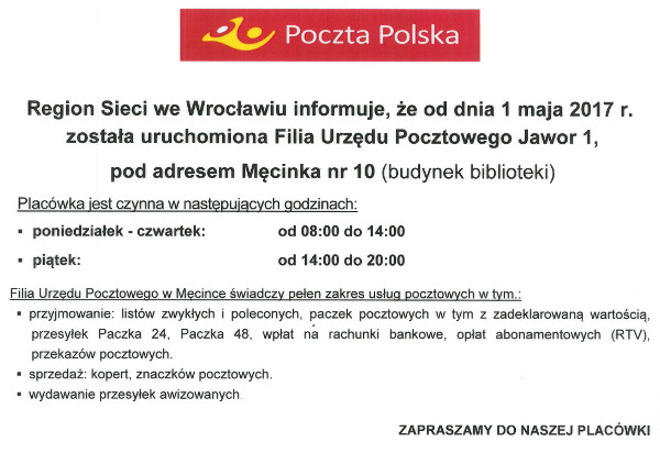 Poczta Męcinka