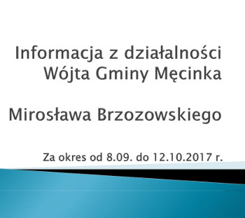 Informacja praca Wójta